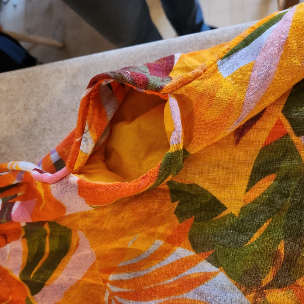 NWT California Tropical Leaf Print Midi Dress By C&C California Medium - Picture 8 of 9